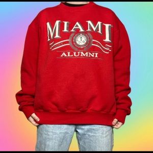 Vintage 90s Miami University Sweatshirt